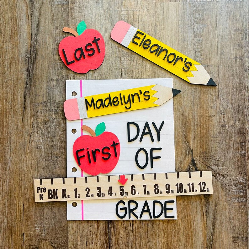 First Day of School sign