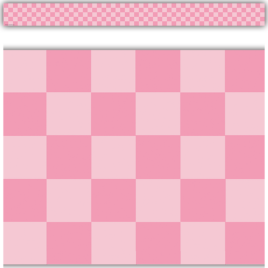 Cool For School Pink Checkers