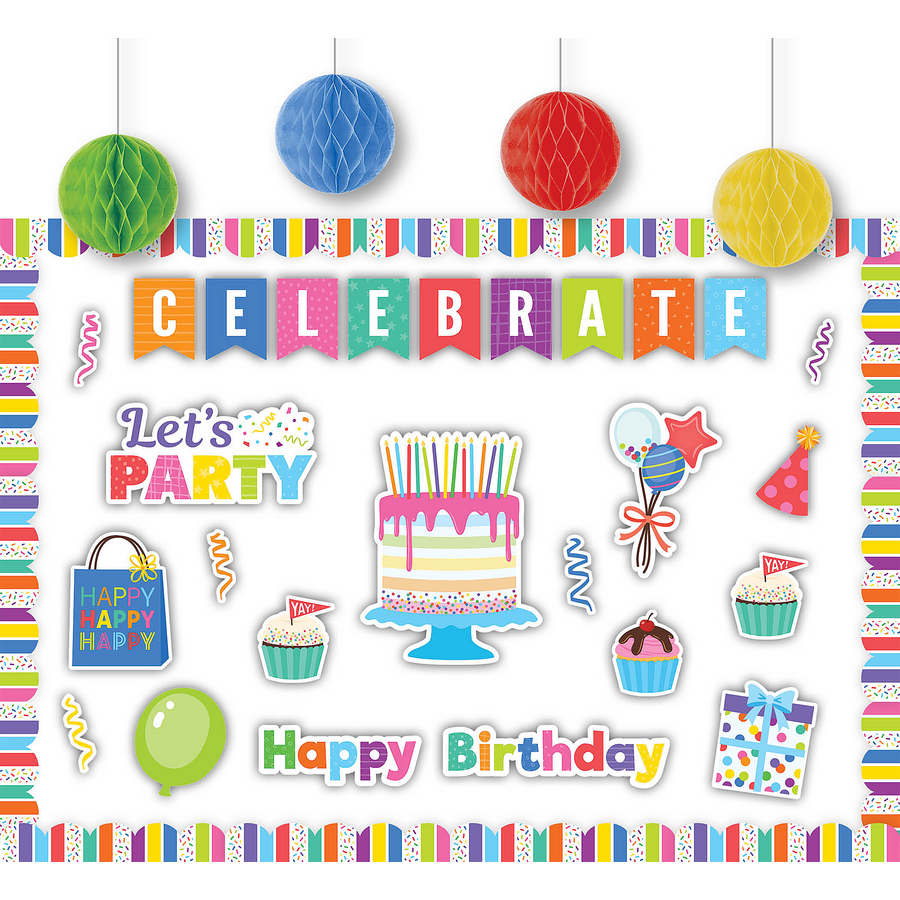 Colorful Happy Birthday Create & Decorate Quick Kit