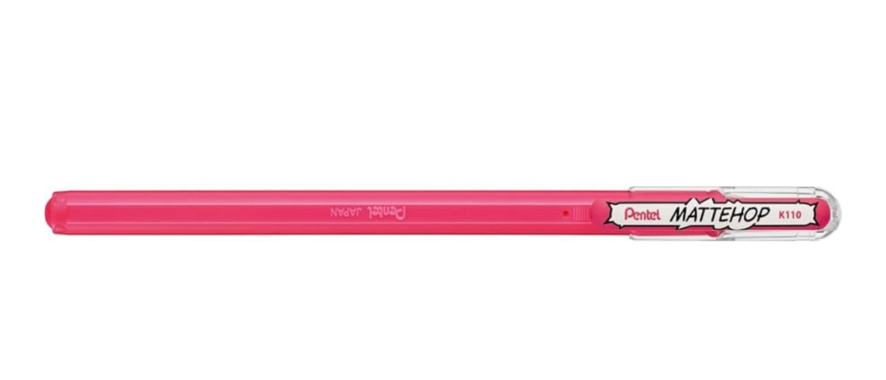 Pentel Mattehop Pens Singles Pink