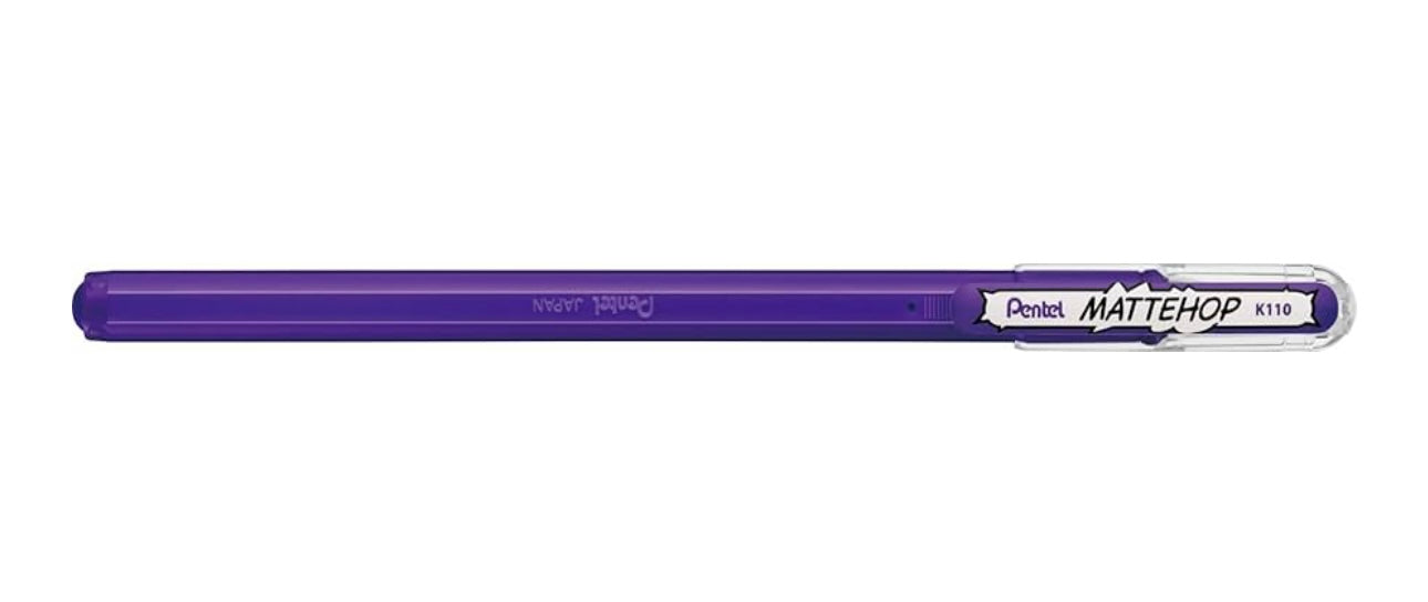 Pentel Mattehop Pens Singles Violet