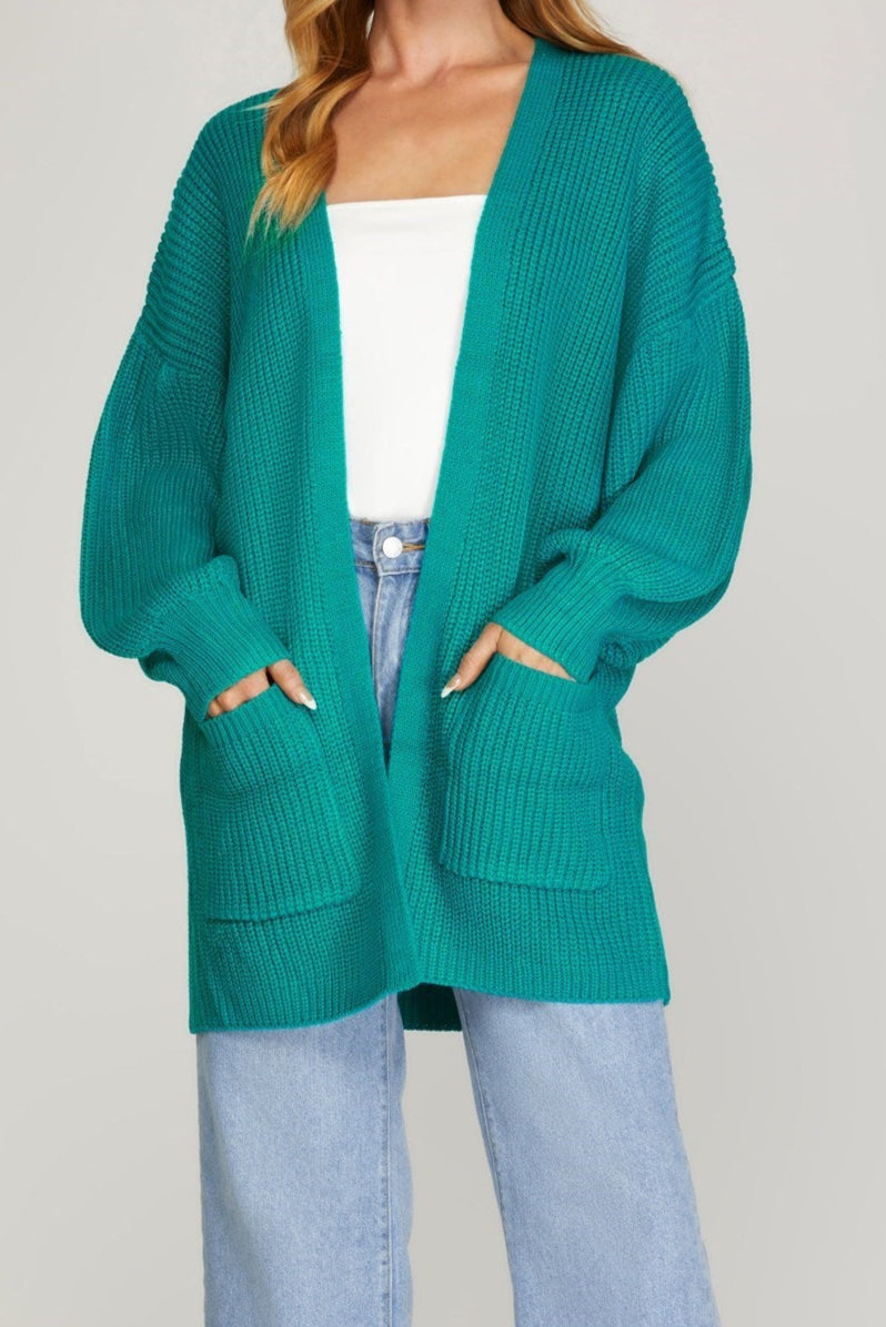 Emerald Green Cardigan