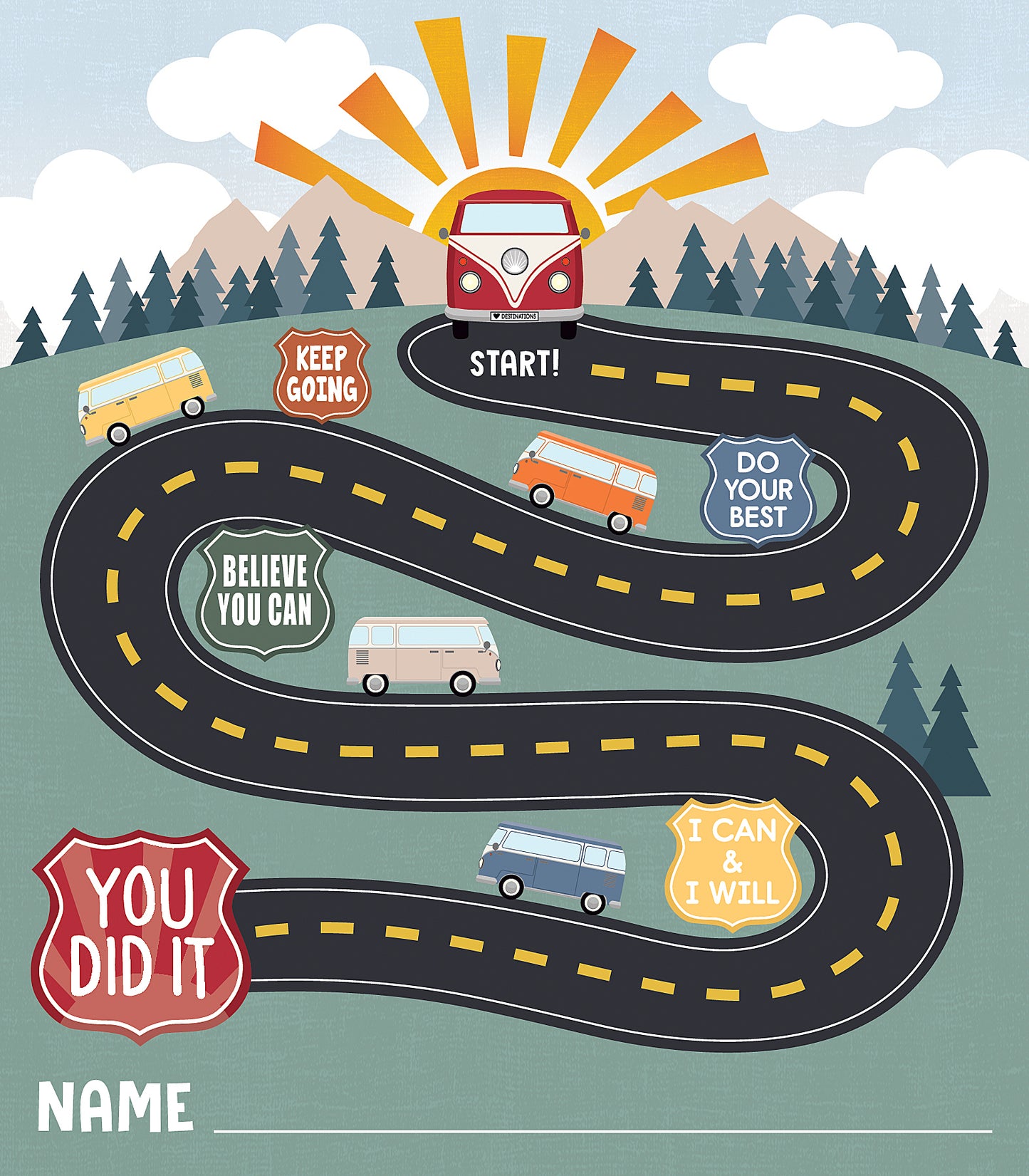 Moving Mountains Road Trip Reward Trackers