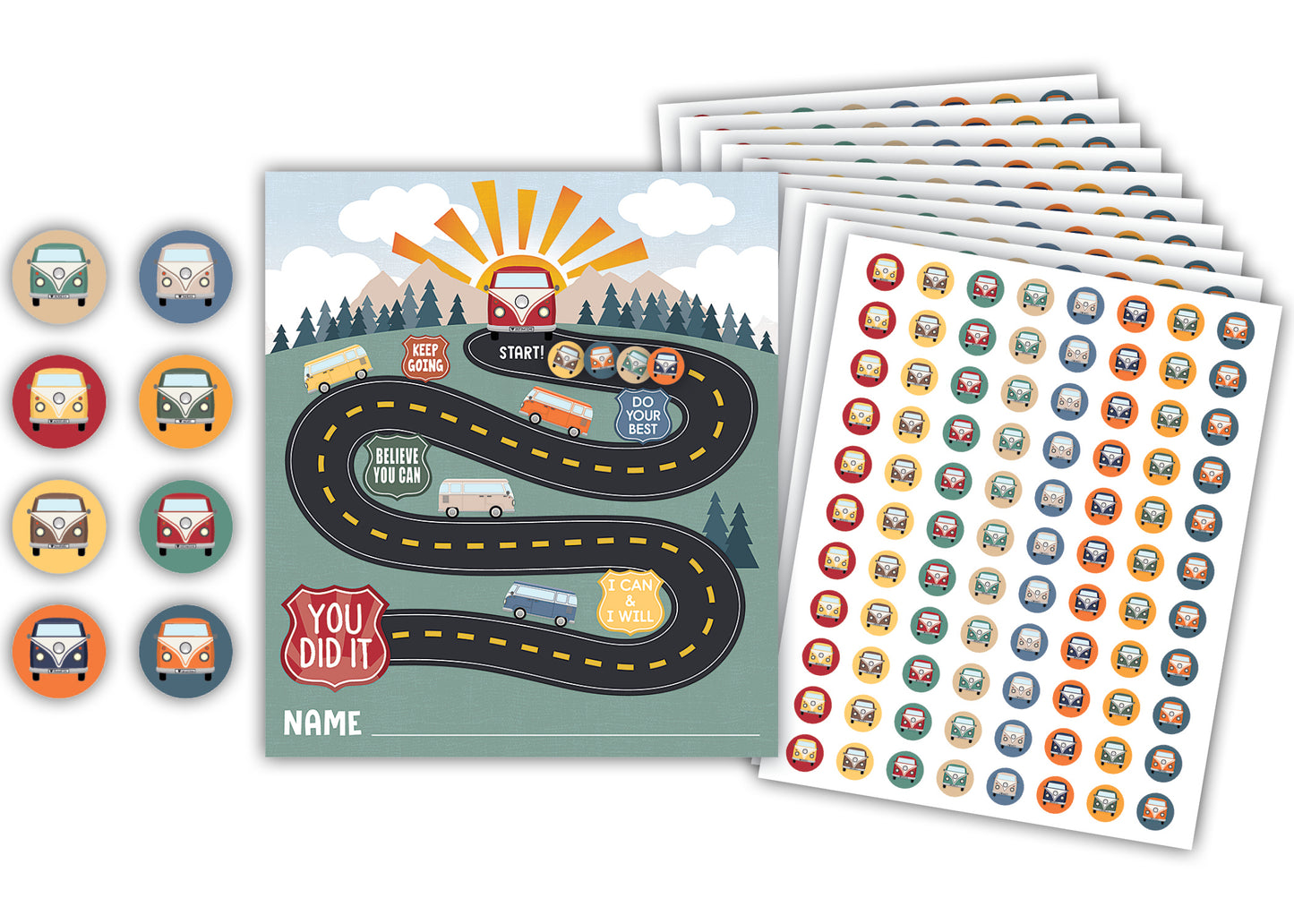 Moving Mountains Road Trip Reward Trackers