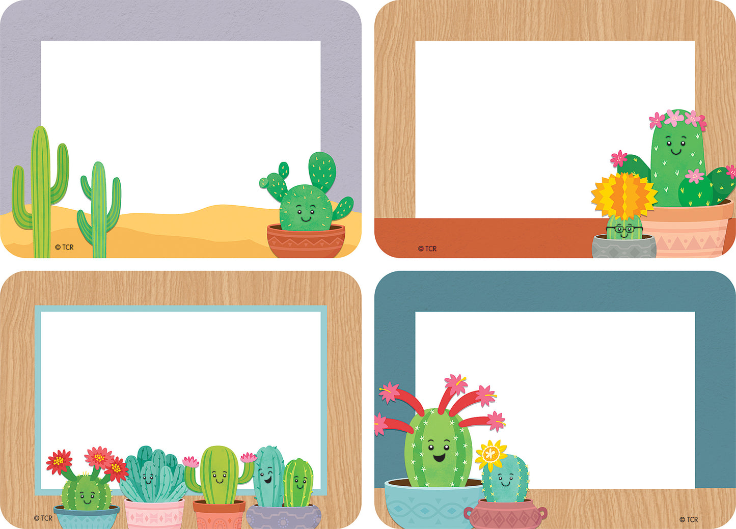Happy Cactus Crew Stickers