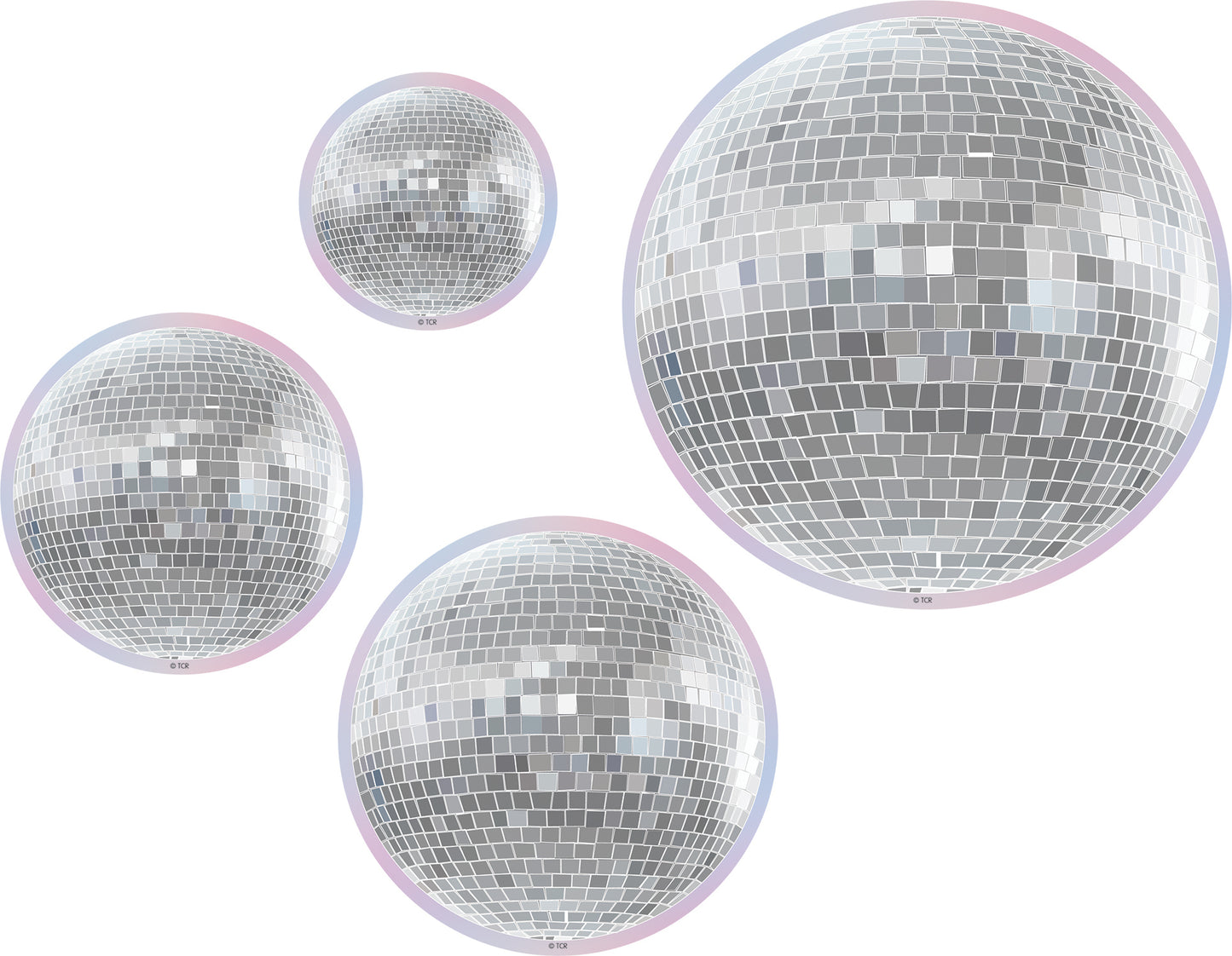 Disco Balls Accents - Assorted Sizes