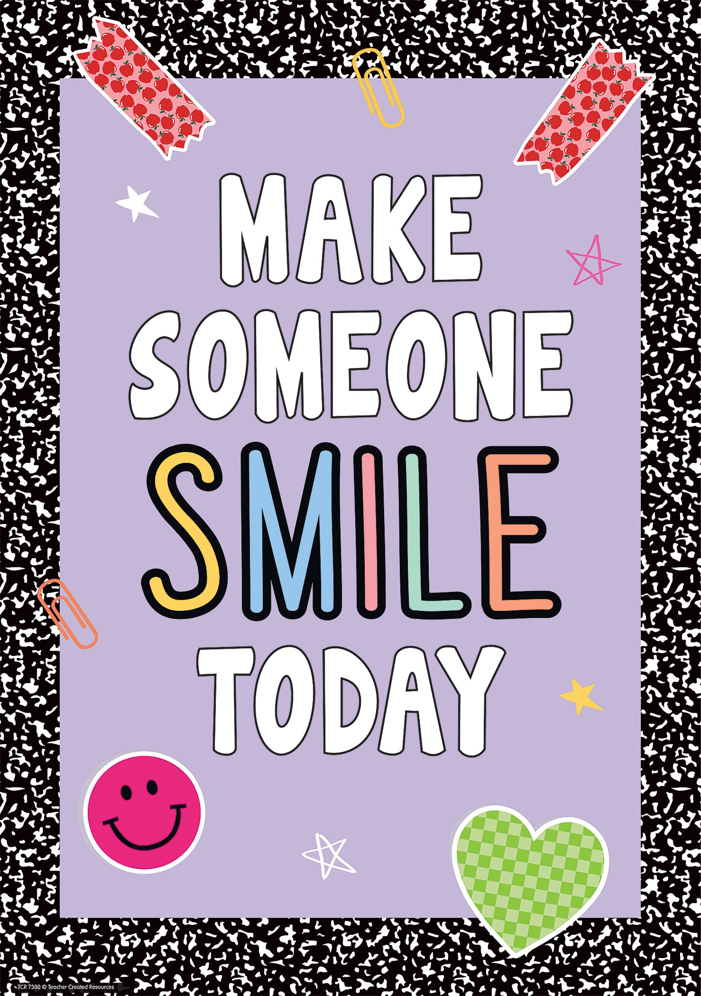 Cool For School Make Someone Smile Today Positive Poster