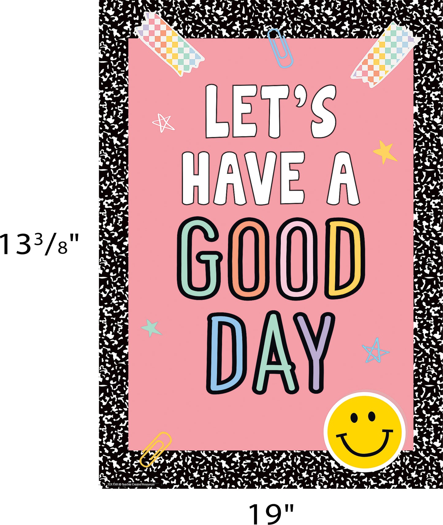 Cool For School Let's Have A Good Day Positive Poster