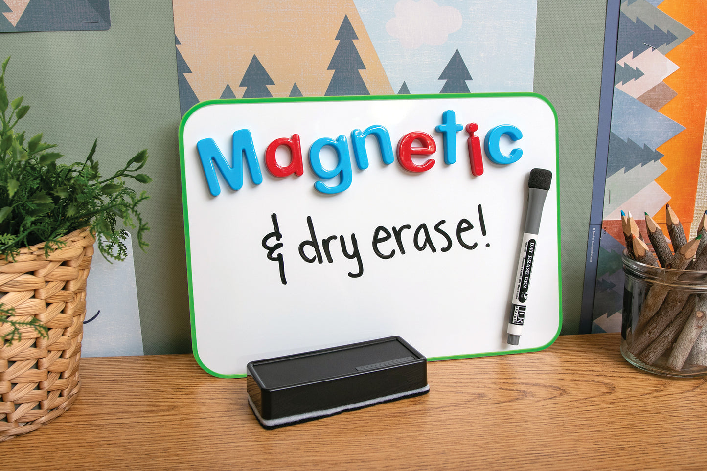 Double Sided Show And Tell Early Writing Magnetic Dry Erase Boards