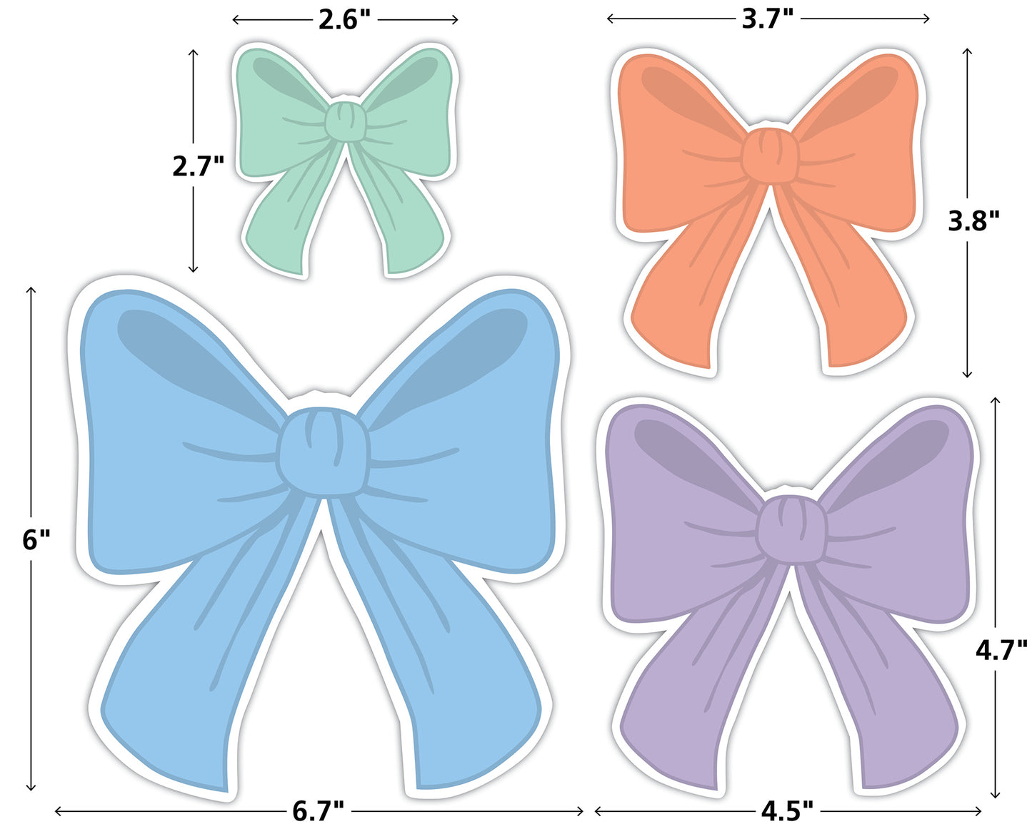 Bows Accents - Assorted Sizes