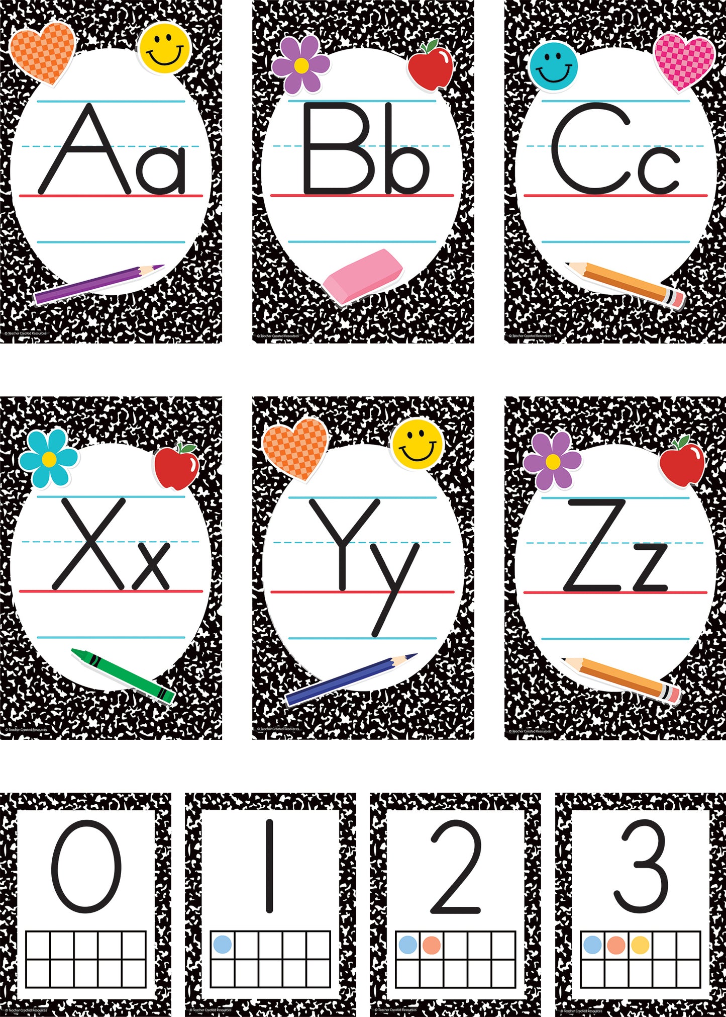 Cool For School Composition Alphabet Bulletin Board