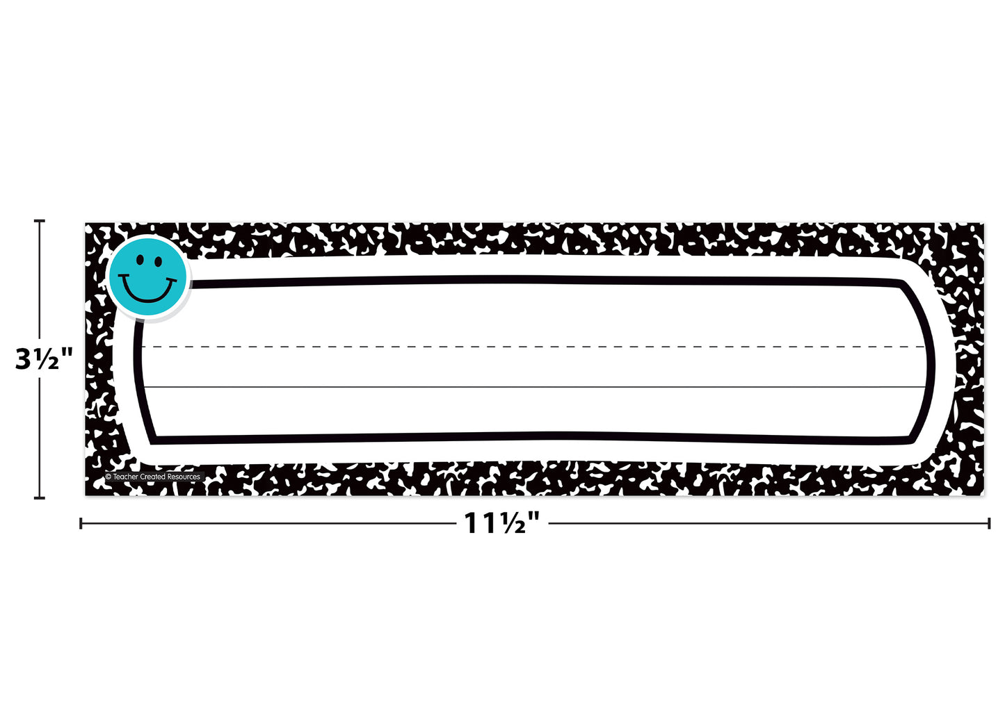 Cool For School Composition Flat Name Plates