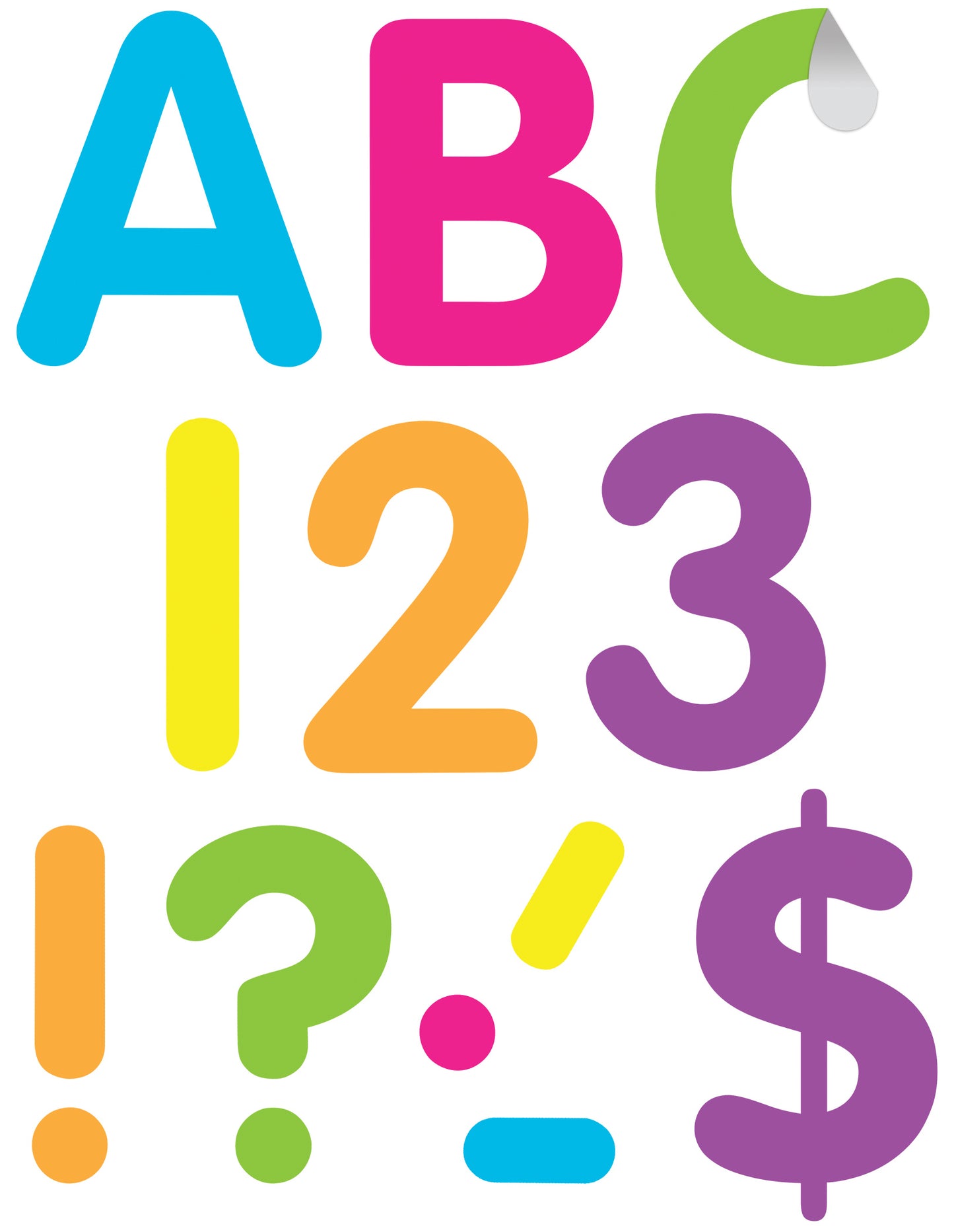 Brights 4" Classic Self-Adhesive Letters Uppercase