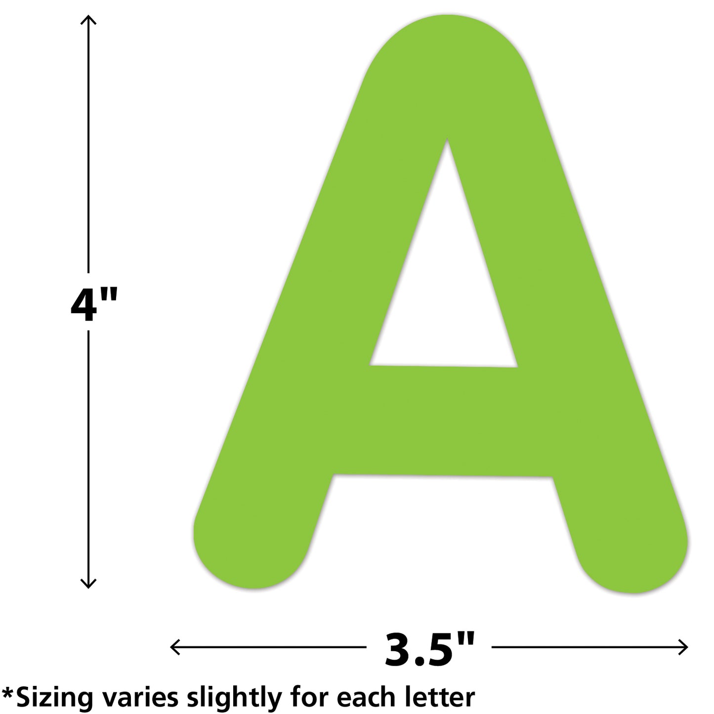 Brights 4" Classic Self-Adhesive Letters Uppercase
