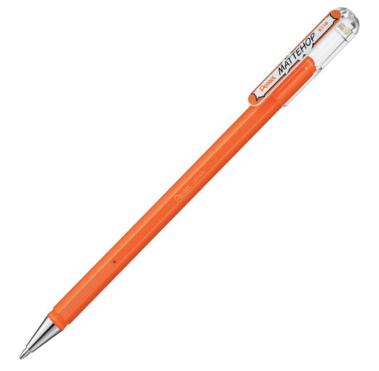 Pentel Mattehop Pens Singles Orange
