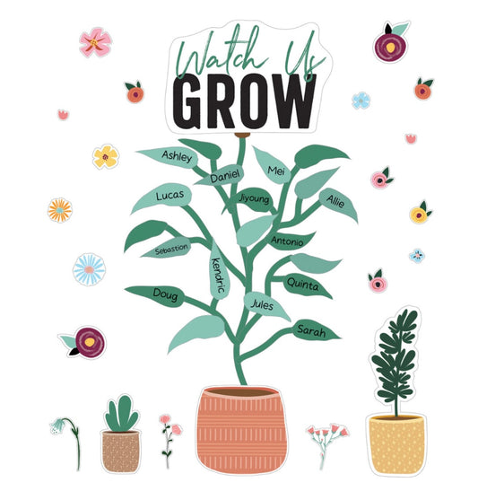Grow Together Watch Us Grow Bulletin Board Set