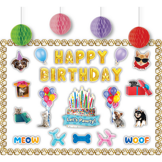Cats And Dogs Happy Birthday Create And Decorate Quick Kit