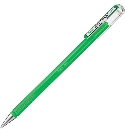 Pentel Mattehop Pens Singles Green
