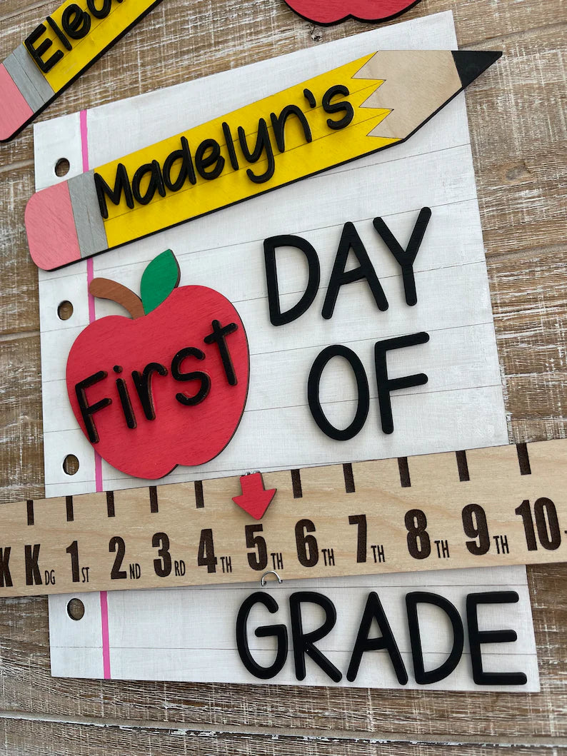 First Day of School sign