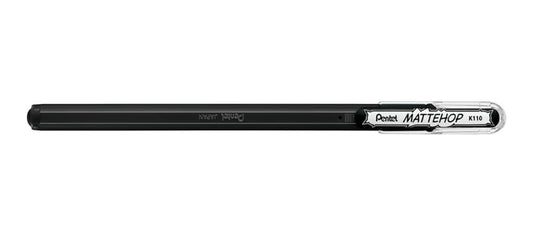 Pentel Mattehop Pens Singles Black