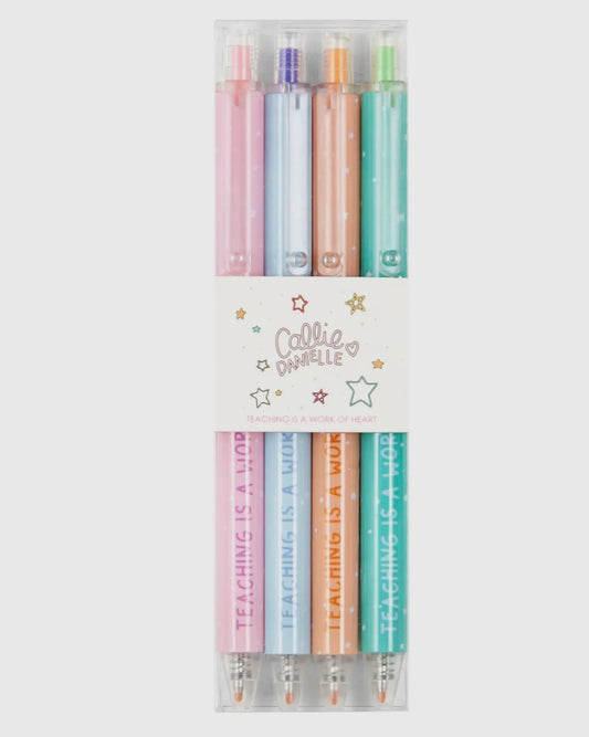 Teaching Is A Work Of Heart Pen Set