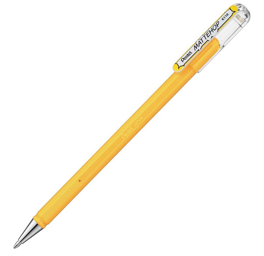 Pentel Mattehop Pens Singles Yellow