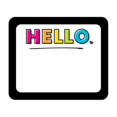 Kind Vibes Name Tags