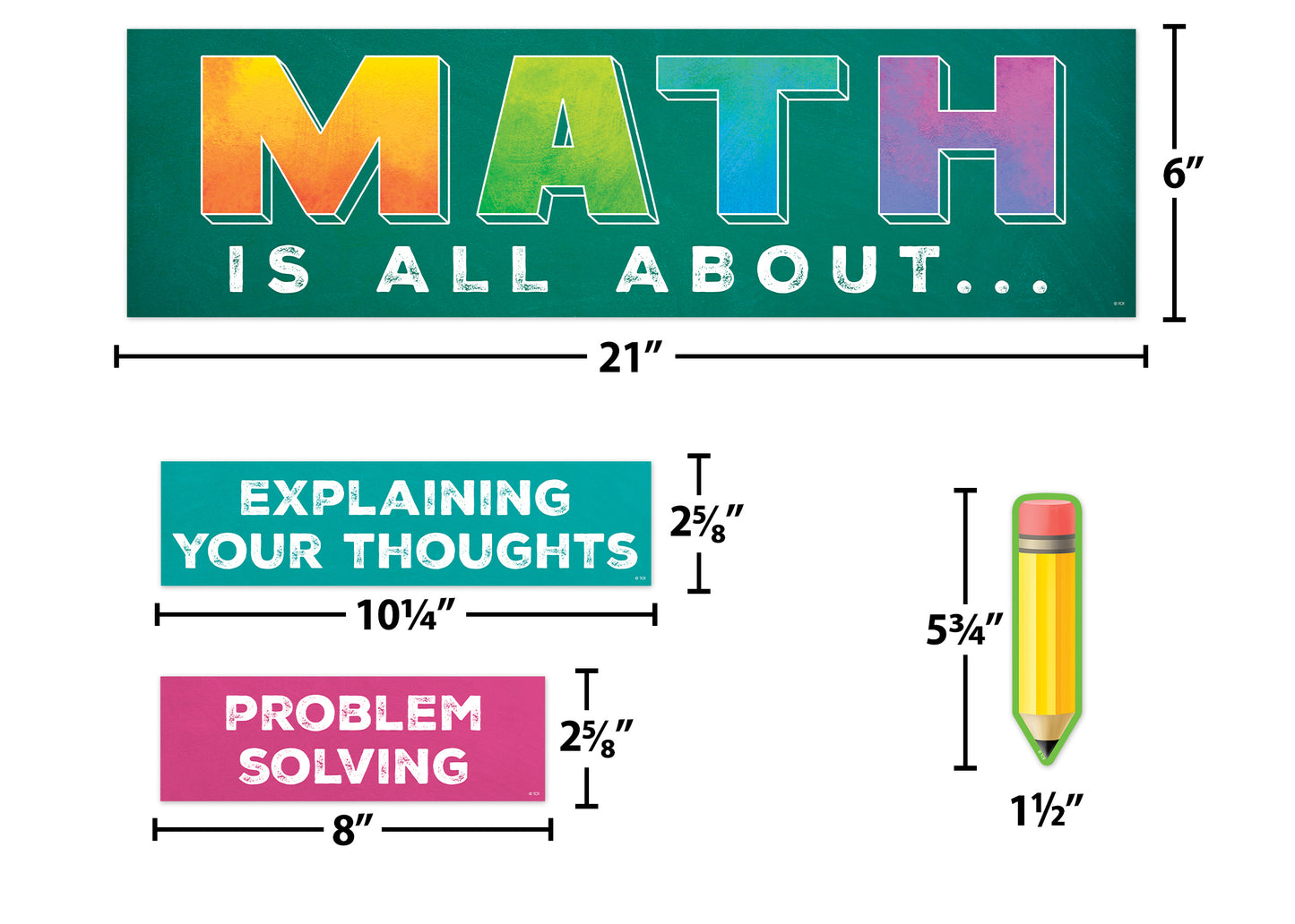 Math Is All About Mini Bulletin Board