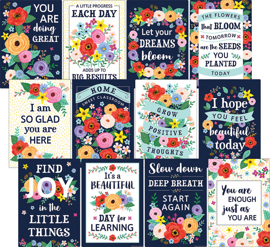 Wildflowers Positive Sayings Small Poster Pack