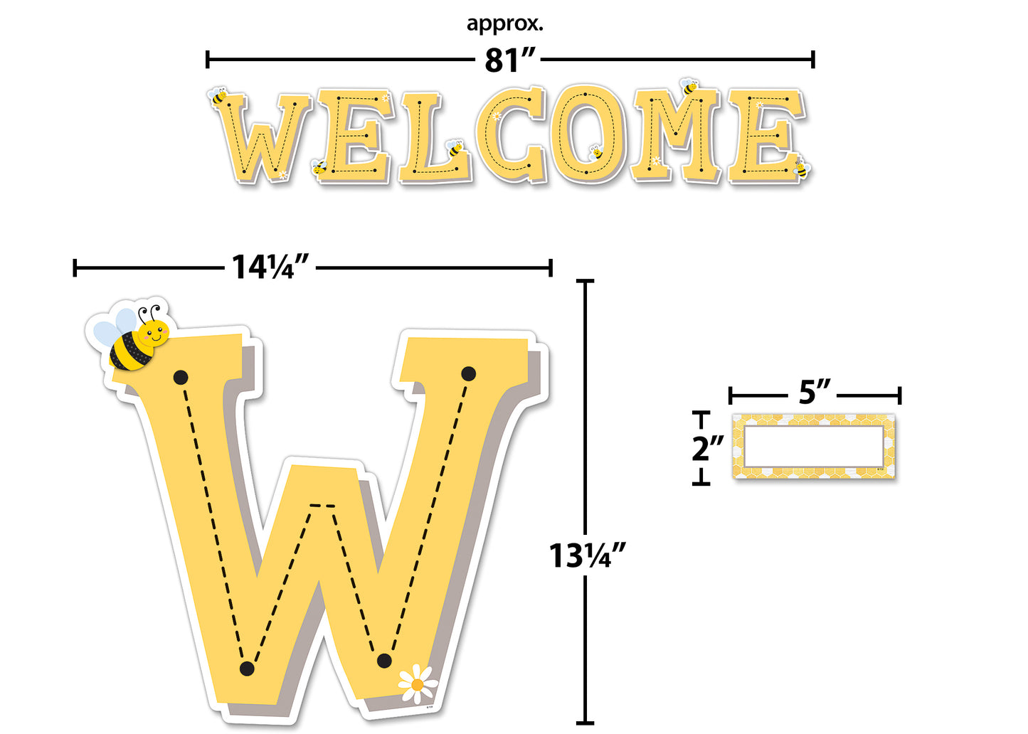 Buzzing Bees Welcome Bulletin Board