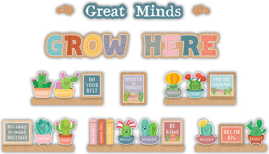 Happy Cactus Crew Mini Bulletin Board