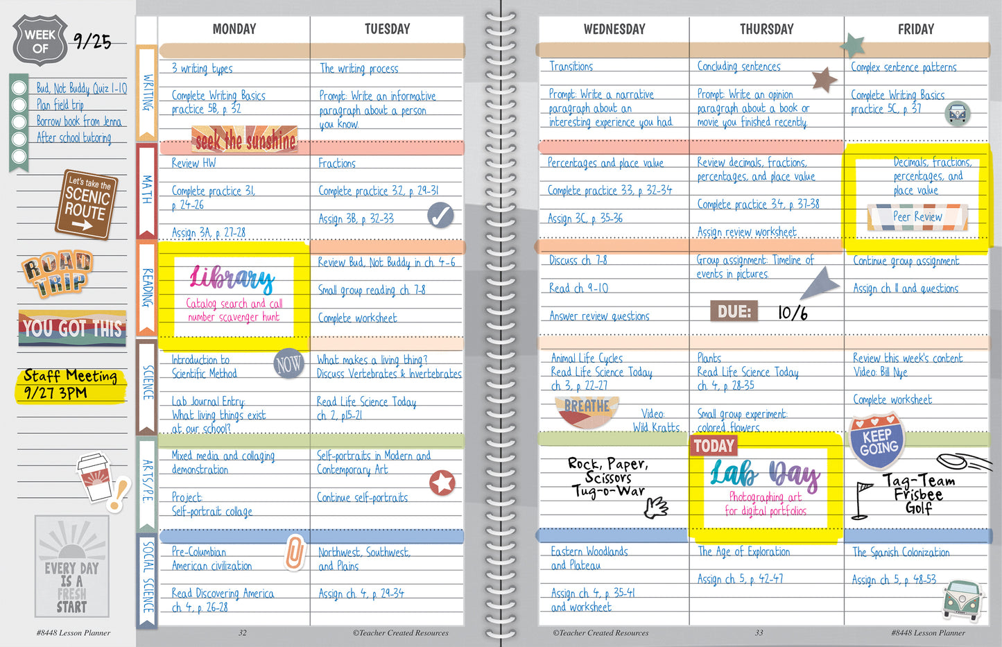 Moving Mountains Road Trip Teacher Plan Book