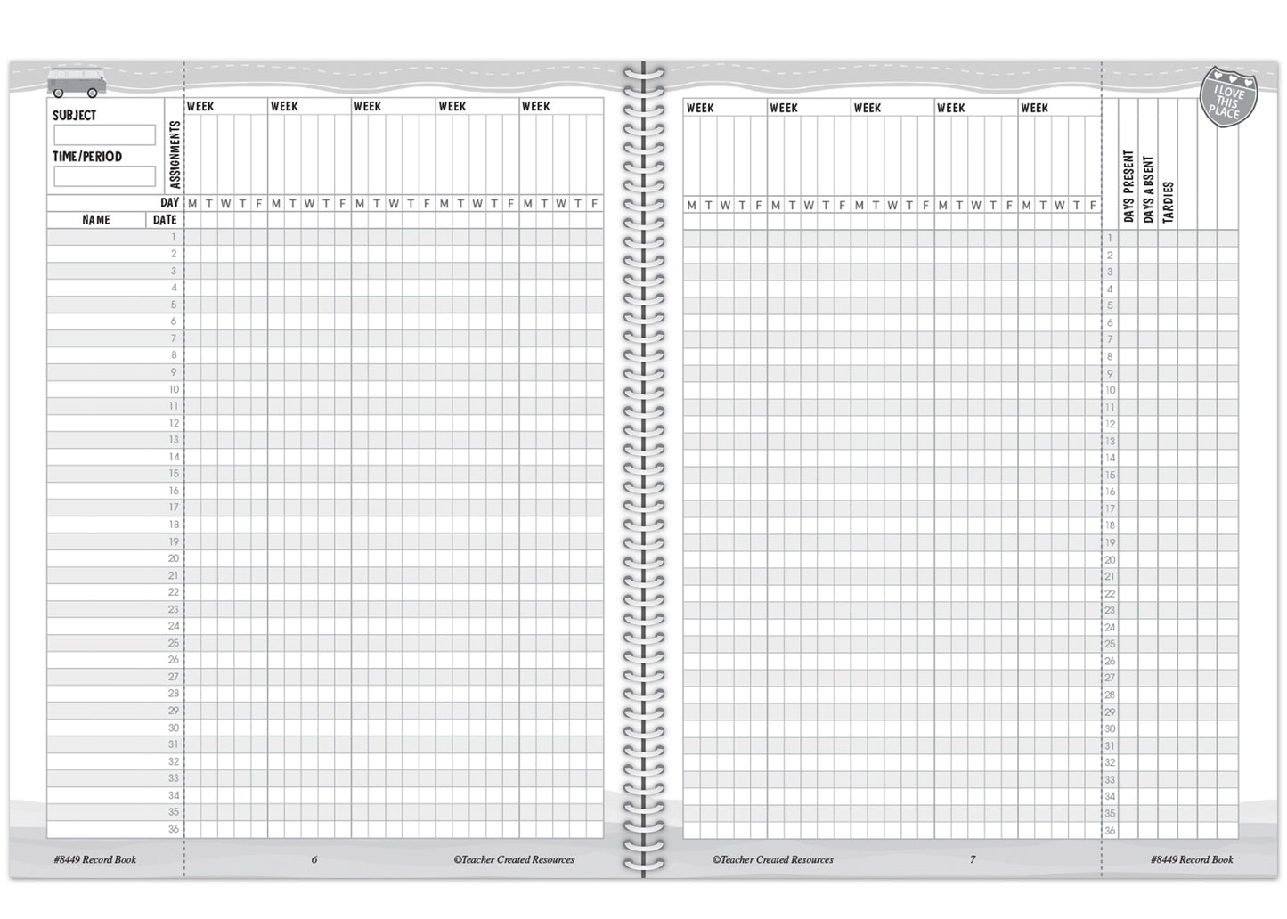 Moving Mountains Road Trip Record Book